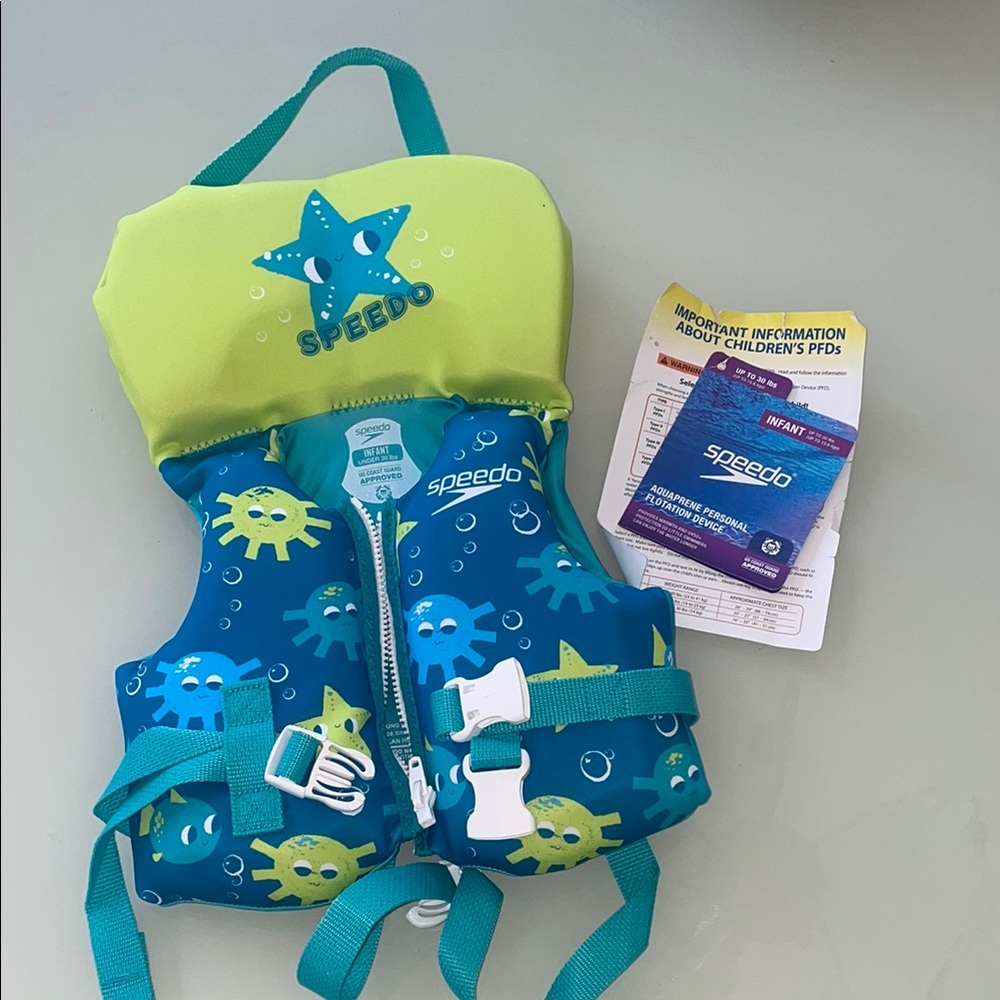 🎈3/$30 Speedo infant Blue flotation device